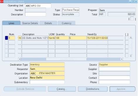 Create Requisition new Form-1