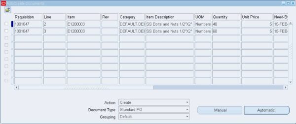 How to Create Purchase Order from Requisition,Manually in oracle Apps ...