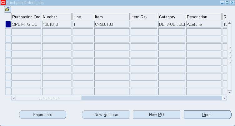 Purchase Order Details