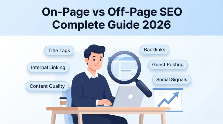 On-Page vs Off-Page SEO Complete Guide 2026