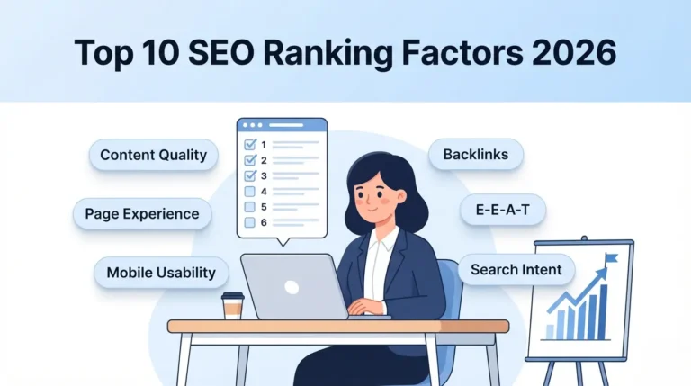 Top 10 SEO Ranking Factors in 2026