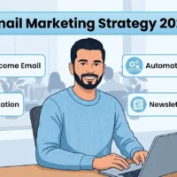 email marketing strategy icon grid 2026