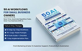 50 AI Workflows for Small Business Owners